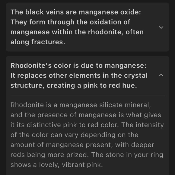 Large Rhodonite Ring - Picture 11 of 15